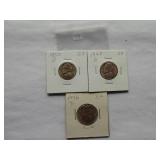 1950-S, 1949D, 1946-D  Jefferson Nickles