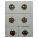 1962,1961,1960,1959,1957,1956 Jefferson Nickles