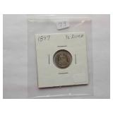 1847 Half Dime
