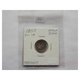 1853 Half Dime
