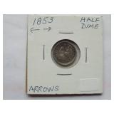 1853 Half Dime