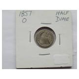 1857-O Half dime
