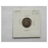 1858 Half dime
