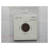 1872 Half dime