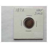 1872 Half dime