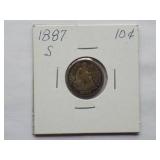 1887-S Seated dime