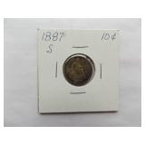 1887-S Seated dime