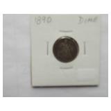 1890 Seated dime