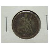 1890 Seated dime