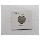 1901-O, 1901, 1900-O Barber Dimes