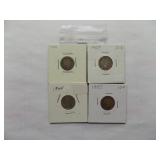 1902, 1903, 1904, 1905 Barber Dimes