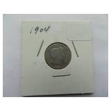 1902, 1903, 1904, 1905 Barber Dimes