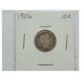1905-O, 1905-S Barber dime