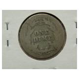 1908, 1907, 1906-S, 1906 Barber dime
