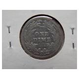 1910, 1909, 1908-S, 1908-D  Barber dime