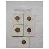1914-D, 1914, 1913, 1912-D,1912,  Barber Dimes