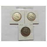 Franklin Half Dollar 1961, 1961-D, 1962