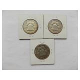 Franklin Half Dollar 1961, 1961-D, 1962