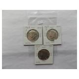 Kennedy Half Dollar 1968-D, 1969-D, 1970-D