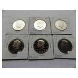 1972, 1973-S, 1974-S, 7 Kennedy