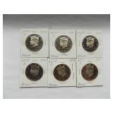 Kennedy Half Dollar  2006-S, 2007-S, 2008-S, 2009-S, 2010-S, 2011-S