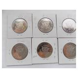 Kennedy Half Dollar  2006-S, 2007-S, 2008-S, 2009-S, 2010-S, 2011-S