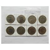 1972, 1972-D, 1973, 1973 Ike Dollars