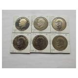 Ike Dollars  1976-S, 1976-S, 1976-D, 1976-D,1976,1976