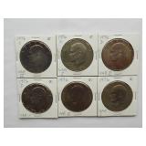 Ike Dollars  1976-S, 1976-S, 1976-D, 1976-D,1976,1976