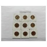 Susan B. Anthony Dollars 2000-P, 2000-D, 2000-S,2001-P,2001-D, 2001-S, 2002-S, 2002-D, 2002-P