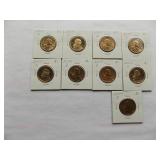 1904-P, 1904-D, 1904 S.B.A. Dollars