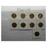 1907-P, 1907-D, 1907 S.B.A Dollars