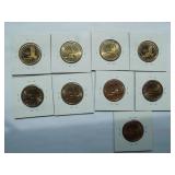 1907-P, 1907-D, 1907 S.B.A Dollars