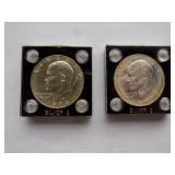 1973-S, 1974-S Ike Dollars