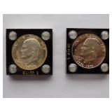 1973-S, 1976-S Ike Dollars