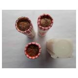 Lincoln Pennies 4 - rolls  2009-D?, 2010-p