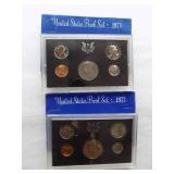 1971, 1972 Proof Proof Set