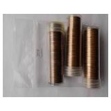3 - rolls of Lincoln Cents - 1961, 1963 Cent Rolls