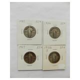1925, 1926, 1927, 1926-S,  Standing Liberty Quarter