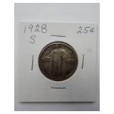 1928-S, 1929, 1929-D, 1930 Standing Liberty Quarter