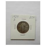 1928-S, 1929, 1929-D, 1930 Standing Liberty Quarter