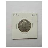 1928-S, 1929, 1929-D, 1930 Standing Liberty Quarter