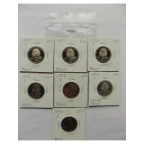 1994-S, 1995-S, 1996 WASHINGTON QTR