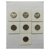 1994-S, 1995-S, 1996 WASHINGTON QTR