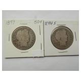 1894-S, 1897 BARBER HALF