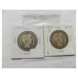 1900-O, 1902 Barber half