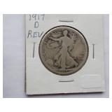 1917-D, 1917-S Walking Liberty Half Dollar