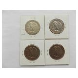 1941-S, 1942, 1942-S, 1942-D, Walking Liberty Half Dollars