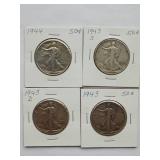 1943-D, 1943-S Walking Liberty Half Dollar