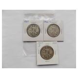 1946-S, 1947-D, 1947 Walking Liberty Half Dollar